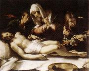 STROZZI, Bernardo Lamentation over the Dead Christ etr oil painting